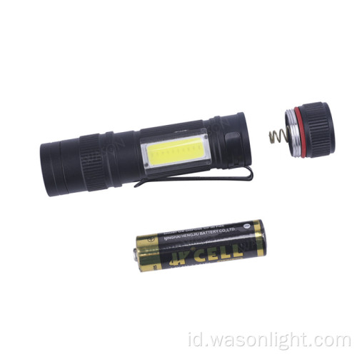 EDC Side COB Mini AA Torch Light baru